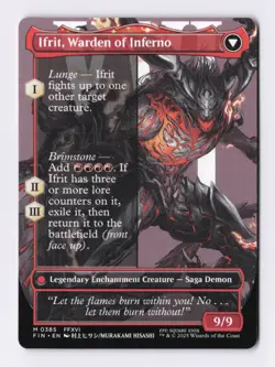 Clive, Ifrit's Dominant (Borderless) 0385 (M) MTG Final Fantasy (FIN) (EN) - Image 2
