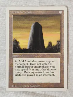 NM Basalt Monolith Revised Mtg Magic the Gathering - Image 1