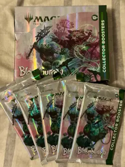 5x (Five) SEALED Bloomburrow Collector Boosters Magic the Gathering BRAND NEW! - Image 1