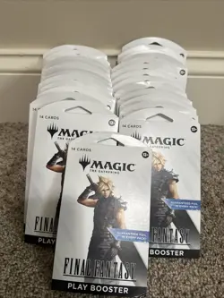 MTG: Magic The Gathering Final Fantasy Play Sleeved Booster Pack Lot Of 27 - Image 1