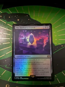 MTG Final Fantasy The Darkness Crystal Foil NM - Image 1