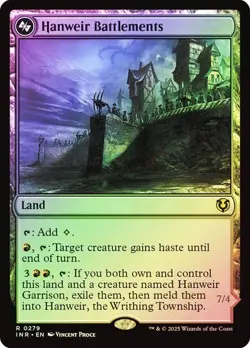 Hanweir Battlements FOIL - INR - Rare - Magic MTG Pack Fresh - Image 1