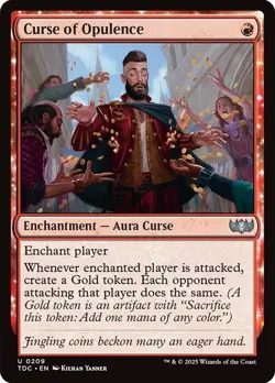 Curse of Opulence [Tarkir: Dragonstorm] MTG - Image 1