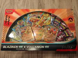🔥IN HAND FAST SHIP🔥 Pokemon TCG: Blaziken ex & Volcanion ex Premium Collection - Image 1