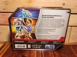 Pokemon Paradox Destinies Gouging Fire ex Tin w/5 Booster Packs Factory Sealed - Image 2