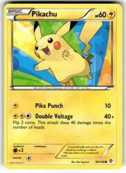 Boundaries Crossed Pokemon TCG Pikachu 50/140 Non-Holo NM - Image 1