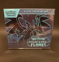 [SEALED] Pokemon TCG Phantasmal Flames ETB [NEW/FACTORYSEALED] Elite Trainer Box - Image 1