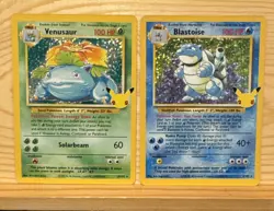 Venusaur #15/102 - Blastoise #2/102 Celebrations Series - Pokemon TCG #3 - Image 1