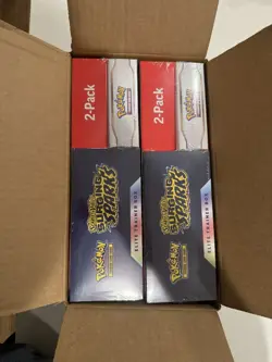 Pokemon Surging Sparks ETB + Booster Bundle Costco 2-pack - SEALED! - Image 1