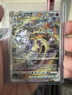 Pokemon Mewtwo VSTAR Crown Zenith Galarian Gallery Alternative Art #GG44 PSA - Image 1