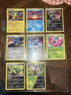 2015-16 Pokemon XY Pokemon Raikou Suicune Tyranitar Holo Lot Of 9 NM - Image 1