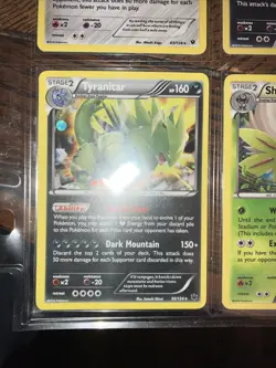 2015-16 Pokemon XY Pokemon Raikou Suicune Tyranitar Holo Lot Of 9 NM - Image 3