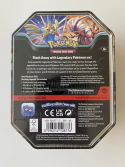 Pokemon TCG Slashing Legends Tin Zacian EX - Image 2