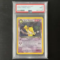 Pokemon - Team Rocket - Dark Hypno Holo - 2000 - 9/82 - PSA 9 - Mint - Image 1