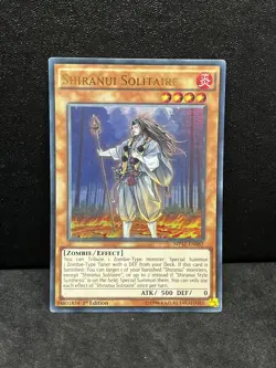 Yugioh Shiranui Solitaire MP17-EN082 Ultra Rare 1st Edition NM - Image 1