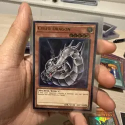 Yu-Gi-Oh! TCG Ultimate Rare Cyber Dragon OP16-EN001 Mint NM - Image 2