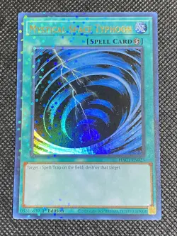 YuGiOh! - Mystical Space Typhoon HAC1-EN023 Duel Terminal Ultra Rare 1st Ed NM - Image 1