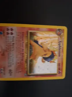 Pokemon Neo Genesis 2000 Typhlosion Holo Rare Card TCG 17/111 - Image 4