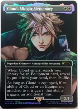 Cloud, Midgar Mercenary Card - Image 1
