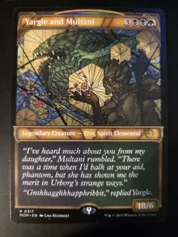 Yargle and Multani NM SHOWCASE March of the Machine MTG FREE SHIPPING - Image 1