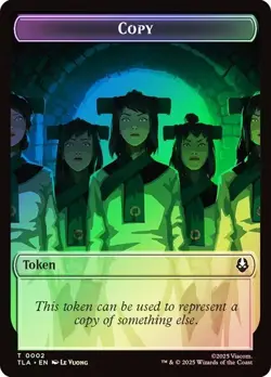 Copy #002 / Soldier Token Foil Avatar: The Last Airbender NM MTG - Image 1