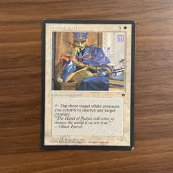 Hand of Justice LP Fallen Empires 1994 Magic the Gathering MTG TCG - Image 1