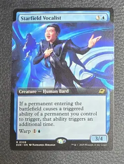 Starfield Vocalist (Extended Art) Edge of Eternities Regular MTG NM Magic Card - Image 1