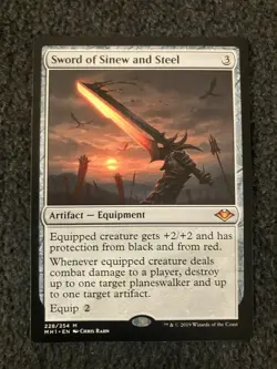 Magic The Gathering MTG - Sword of Sinew and Steel - Modern Horizons - Image 1