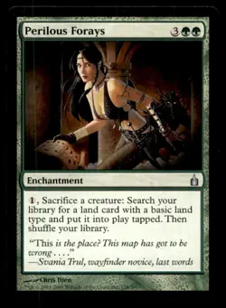 MTG Perilous Forays LP Light Play Ravnica: City of Guilds [2933] - Image 1
