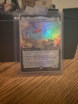 AANG, AIRBENDING MASTER FOIL [Extended Art] - Mythic - Image 1