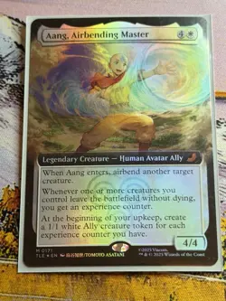 Aang, Airbending Master - Extended Art Foil- Avatar: The Last Airbender - TLE M - Image 1