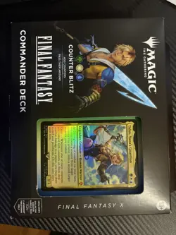 MTG Final Fantasy 10 Counter Blitz Commander Deck Precon Tidus - Image 1