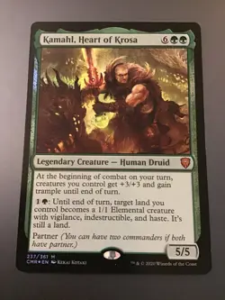 MTG Commander Legends #237 Kamahl, Heart of Krosa Foil - Image 1