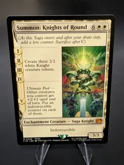 Summon: Knights of Round - MTG Final Fantasy FIN 0036 Mythic - NM - Image 1