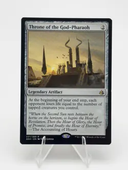 Throne of the God-Pharaoh R Amonkhet Normal 237 MTG NM - Image 1