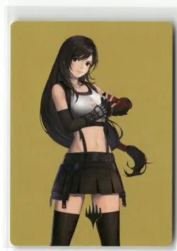 Tifa, Martial Artist Gold-Stamped Art Card 52/53 - FINAL FANTASY MTG - Image 1