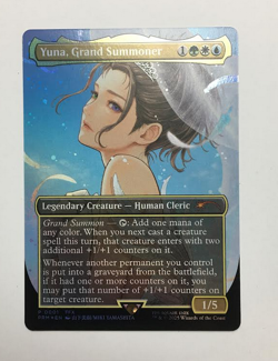 Yuna, Grand Summoner (Borderless) WPN & Gateway Promos Foil - Image 1