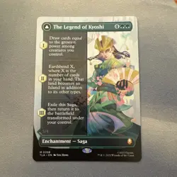The Legend of Kyoshi MINT Borderless 358 Avatar TLA MTG Mythic Saga Unplayed NM - Image 1