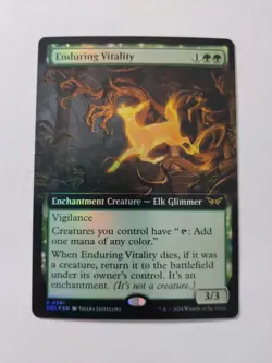 MTG - Enduring Vitality - FOIL EXTENDED ART - Duskmourn - NM - Image 1