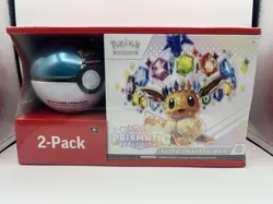 Pokemon TCG Prismatic Evolutions Elite Trainer Box ETB Sam's Club Poke Ball Tin - Image 1