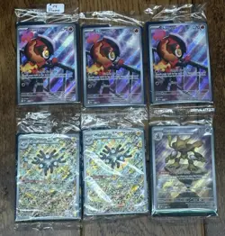 Factory Sealed Pokemon ETB Promo X(6) Card Lot Charcadet, Magneton, Alakazam - Image 1