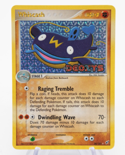 Pokemon Whiscash 28/107 EX Deoxys Reverse Holo Stamped - LP - Image 1