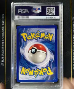 1999 POKEMON GAME #93 GUST OF WIND SHADOWLESS PSA 10 - Image 2