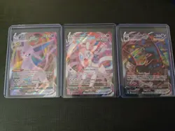 Eeveelution Vmax 9 Card Complete Set Pokemon Evolving Skies NM Umbreon Eevee - Image 2