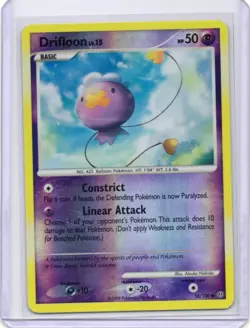 2008 Pokemon Diamond and Pearl Stormfront Drifloon Reverse Holo 58/100 - Image 1