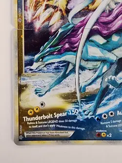 ULTRA RARE Raikou &Suicune Legend Set 92/95 93 Pokemon Holo HGSS Unleashed LP - Image 3