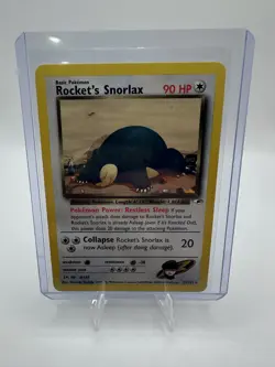 Rocket’s Snorlax 33/132 Holo - Gym Heroes - Vintage 2000 - Pokemon TCG - Image 3