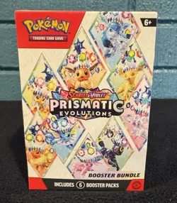 Pokemon TCG Prismatic Evolutions Booster Bundle - New Factory Sealed 6 Packs 🔥 - Image 1