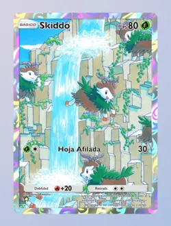 Pokemon TCG POCKET - Skiddo - Full Art ? - Mega Ascenso - Espanol - Digital - Image 1