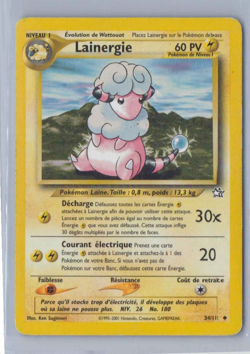 2000 Pokemon Neo Genesis Lainergie (Flaaffy) 34/111 Uncommon French - Image 1